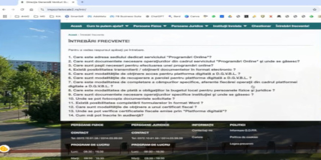 Tutorial Intrebari frecvente